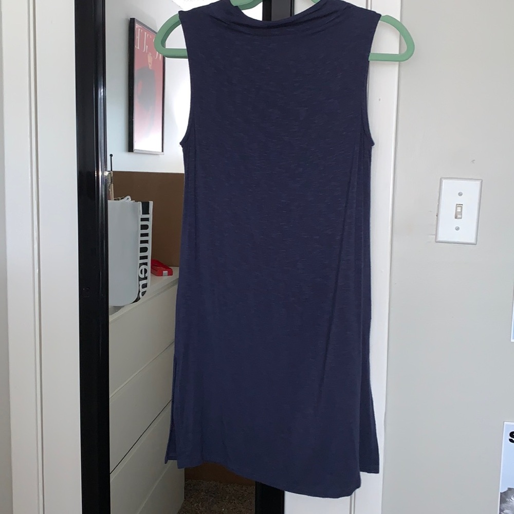 Dark blue dress. Excellent condition. Wore only a few times.